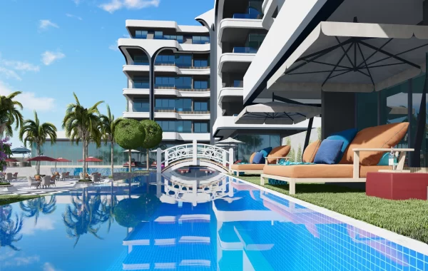 Anmärkningsvärda lägenheter till salu i Kargicak, Alanya, område med vackert naturlandskap