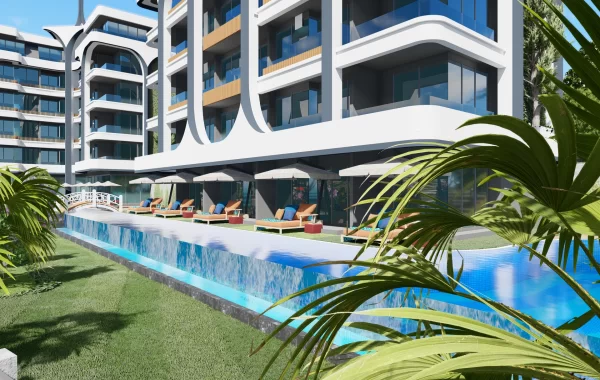 Bemerkenswerter Komplex zum Verkauf in Kargicak, Alanya, geprägt von majestätischer Naturlandschaft