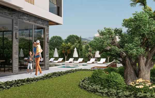 Raffinierter Komplex zum Verkauf in Payallar, einem neuen vielversprechenden Ort für Investitionen