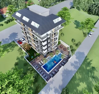 Apartments in a cozy complex for sale in Avsallar, away from the hustle and bustle of the city