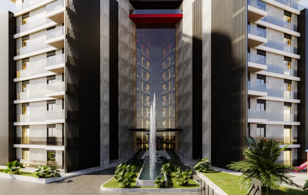 Luxuriöser Wohnkomplex zum Verkauf in Gazipasa, bekannt für schöne Strände und Grünflächen