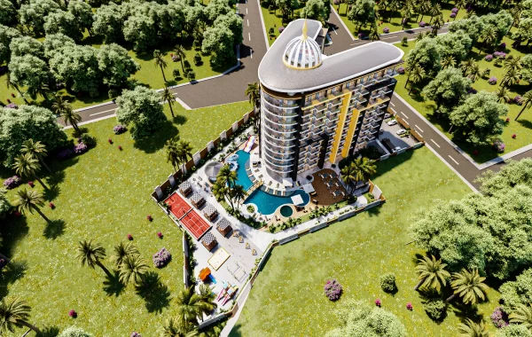 Wonderful apartments for sale in Gazipasa, a beautiful place with many orchards and forests