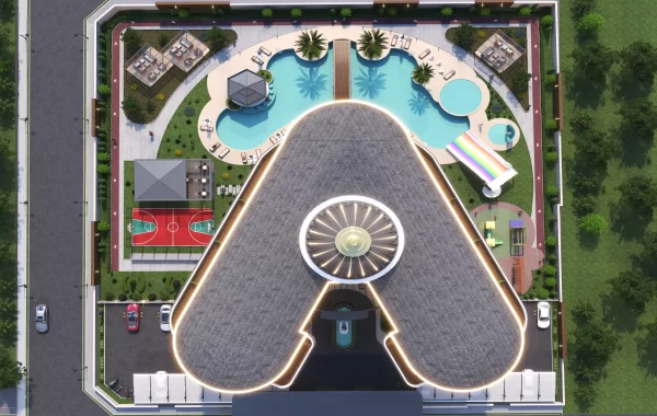 Amazing Complex for sale in Gazipasa, surrounded by majestic mountain and peaceful sea landscapes