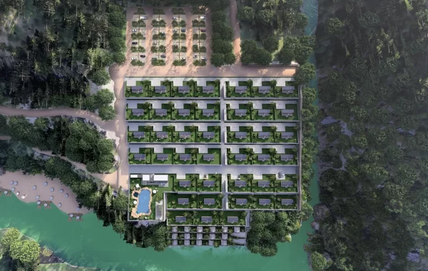 Rare Prefabricated Complex for sale in Mahmutlar, surrounded by Taurus Mountains & Mediterranean Sea
