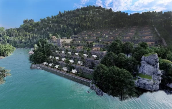 Rare Prefabricated Complex for sale in Mahmutlar, surrounded by Taurus Mountains & Mediterranean Sea
