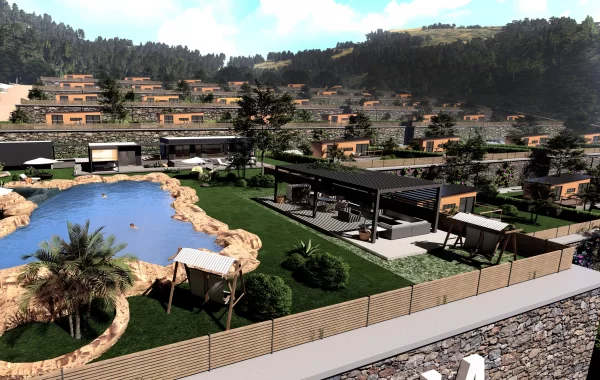 Rare Prefabricated Complex for sale in Mahmutlar, surrounded by Taurus Mountains & Mediterranean Sea