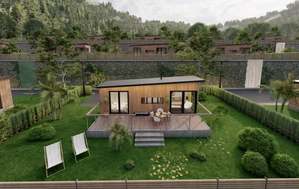 Rare Prefabricated Complex for sale in Mahmutlar, surrounded by Taurus Mountains & Mediterranean Sea