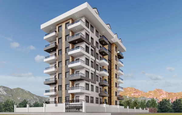 Stilvoller Komplex in Demirtas, einer beliebten Gegend von Alanya mit großem Entwicklungspotenzial