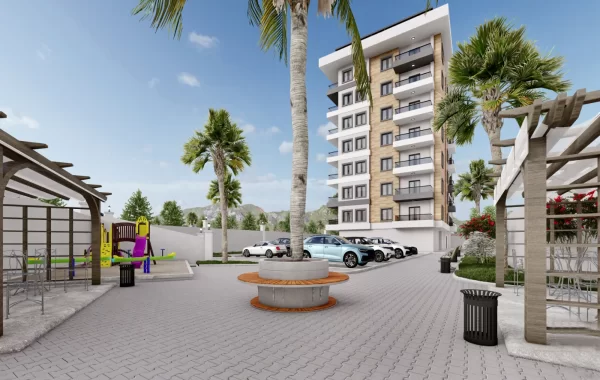 Stilvoller Komplex in Demirtas, einer beliebten Gegend von Alanya mit großem Entwicklungspotenzial