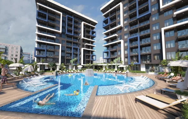 Üppiger Komplex zum Verkauf in Alanya, einer der beliebtesten Touristenzielen der Türkei