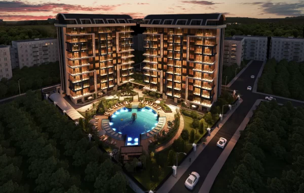 Üppiger Komplex zum Verkauf in Alanya, einer der beliebtesten Touristenzielen der Türkei