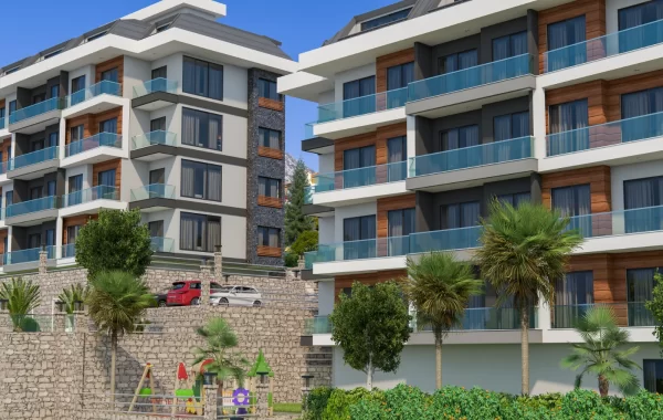 Impressive Complex for sale in Kargicak, a rapidly developing area with new residential buildings