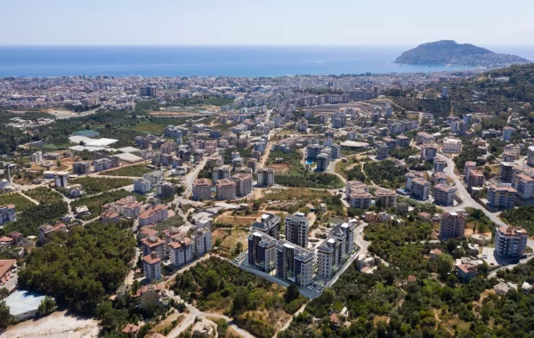 New Flats are located in Oba neighbourhood, one of the most prestigious areas of Alanya