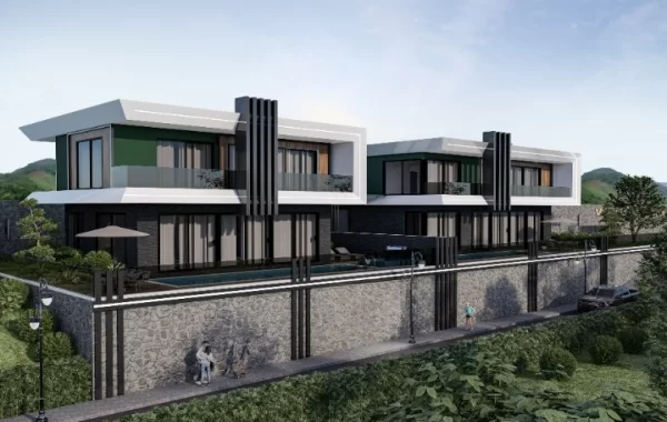 Moderne Villen zum Verkauf in Oba, von Natur umgeben und bieten eine familienfreundliche Atmosphäre