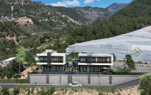 Moderne Villen zum Verkauf in Oba, von Natur umgeben und bieten eine familienfreundliche Atmosphäre