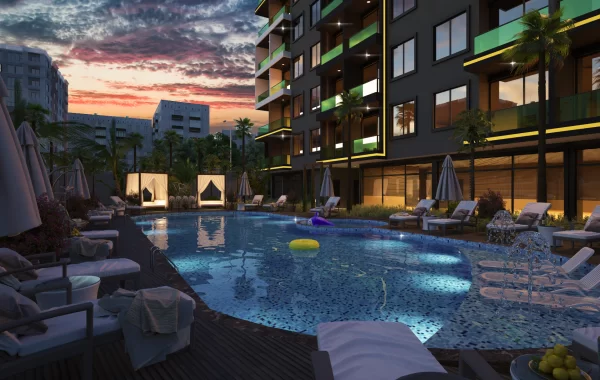 Edler Komplex zum Verkauf in der begehrtesten Lage im Herzen von Alanya