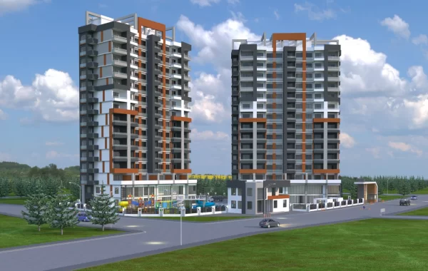 Premium-Komplex in Mersin, einem frischen Küstenbezirk und einem sich entwickelnden Viertel