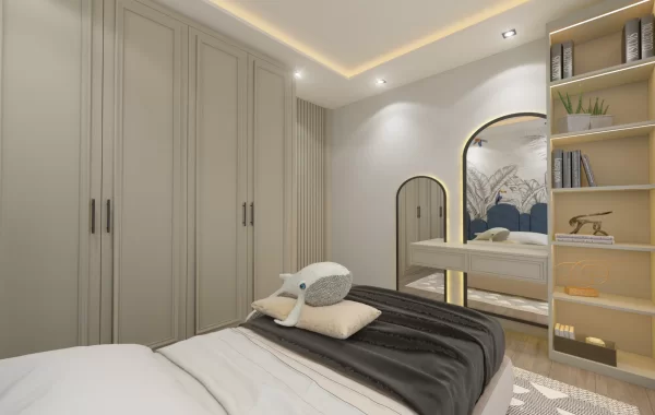 Premium-Komplex in Mersin, einem frischen Küstenbezirk und einem sich entwickelnden Viertel