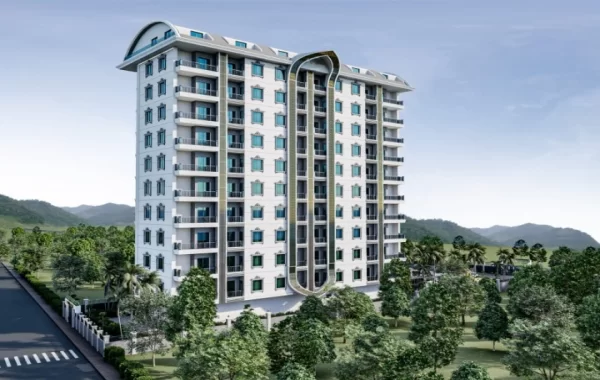 Luxurious Complex in Mahmutlar, one of the liveliest areas of Alanya with all its social facilities