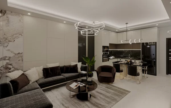 Luxurious Complex in Mahmutlar, one of the liveliest areas of Alanya with all its social facilities