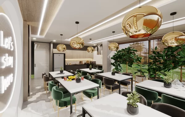 Luxurious Complex in Mahmutlar, one of the liveliest areas of Alanya with all its social facilities
