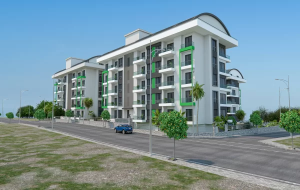 Neue bezugsfertige Wohnungen zum Verkauf, nur 200 m vom Meer entfernt in Kargicak/Alanya