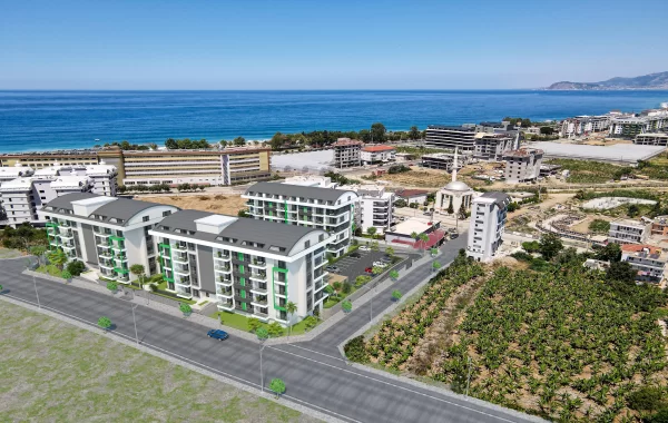 Новые готовые квартиры на продажу всего в 200 м от моря в Каргыджаке Алания
