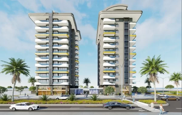 Brilliant Complex in Mahmutlar, Alanya. Where social areas & city life are intertwined near the sea