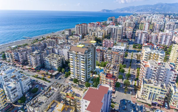 Brilliant Complex in Mahmutlar, Alanya. Where social areas & city life are intertwined near the sea