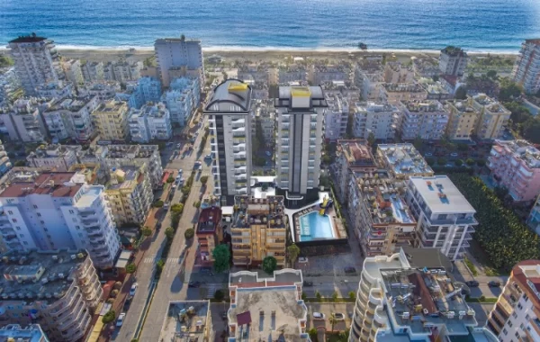Brilliant Complex in Mahmutlar, Alanya. Where social areas & city life are intertwined near the sea