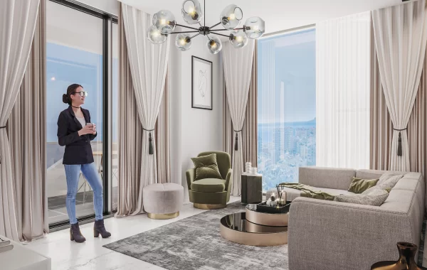 Brilliant Complex in Mahmutlar, Alanya. Where social areas & city life are intertwined near the sea