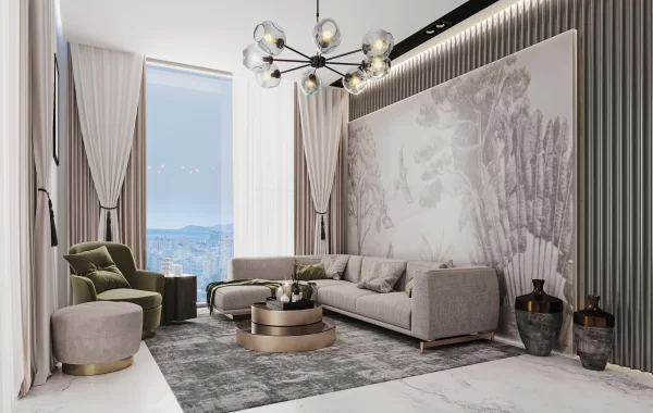 Brilliant Complex in Mahmutlar, Alanya. Where social areas & city life are intertwined near the sea
