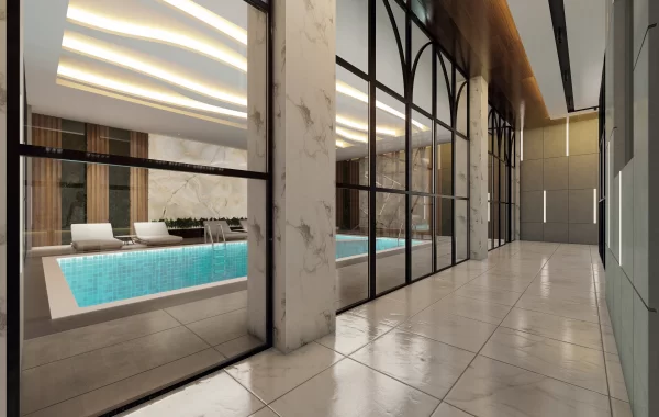 Brilliant Complex in Mahmutlar, Alanya. Where social areas & city life are intertwined near the sea