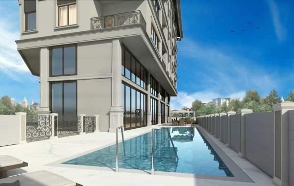 Ruhiger Komplex in Mahmutlar, einem sehr einladenden und internationalen Viertel von Alanya