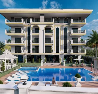 Luxury Apartments in Peaceful Area in Oba, Alanya. Region is highly sought-after by investors