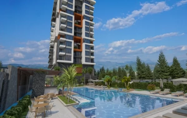 Stilvolle Wohnungen in Mahmutlar, Alanya, der größte und beliebteste Bezirk der Region
