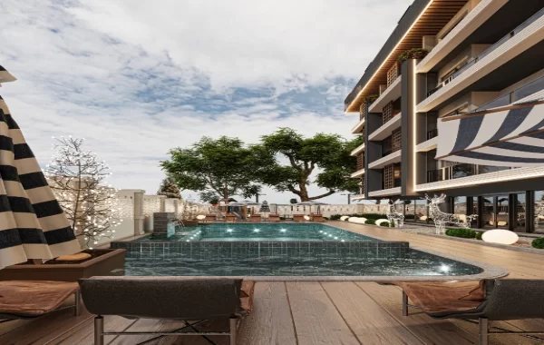 Luxuswohnungen in einem neuen Komplex an einem ruhigen Ort in Oba