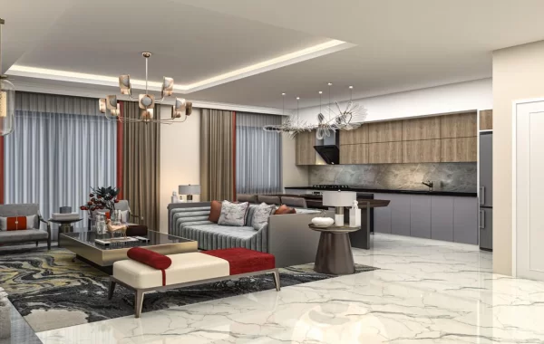 Well Located Magnificent Flats in Kestel, which is one of the peaceful coastal areas of Alanya