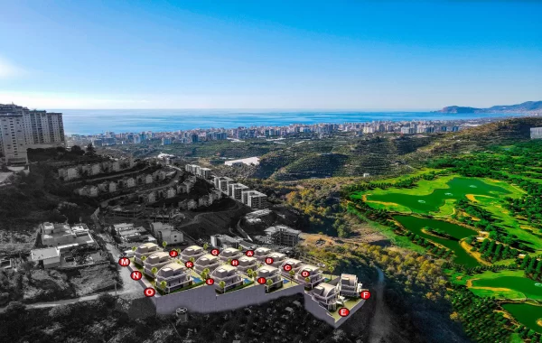 Luxusvillen mit privaten Pools und hohem Standard in Kargicak, der schönen Region von Alanya