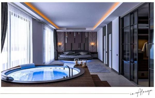 Luxusvillen mit privaten Pools und hohem Standard in Kargicak, der schönen Region von Alanya