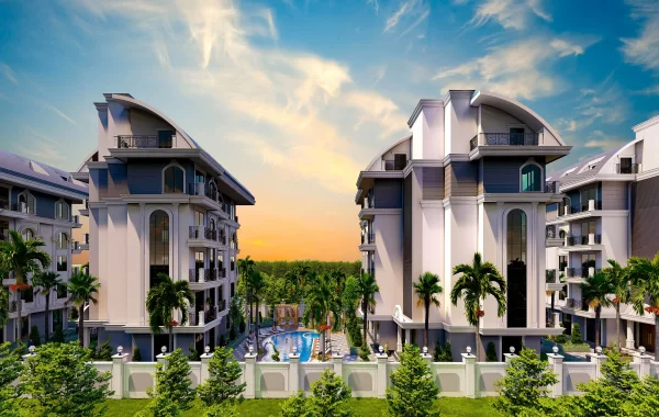 Upscale Apartments for sale in Oba, one of the favourite settlements of Alanya
