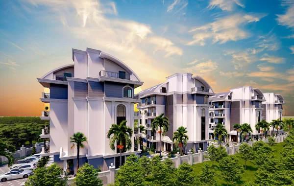 Upscale Apartments for sale in Oba, one of the favourite settlements of Alanya