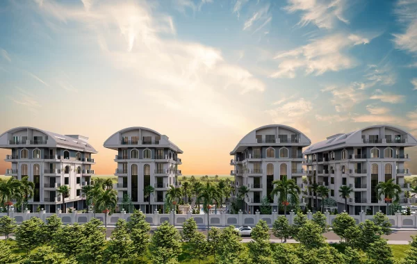 Upscale Apartments for sale in Oba, one of the favourite settlements of Alanya