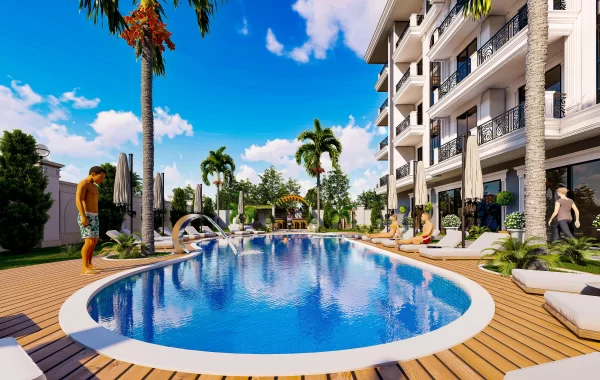 Elegant & Modern Residence with Rich Amenities in the Complex in Oba, Alanya perfect for investments