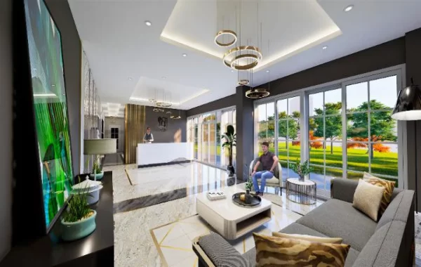 Elegante Immobilien mit reichhaltiger Ausstattung im Komplex in Oba, Alanya
