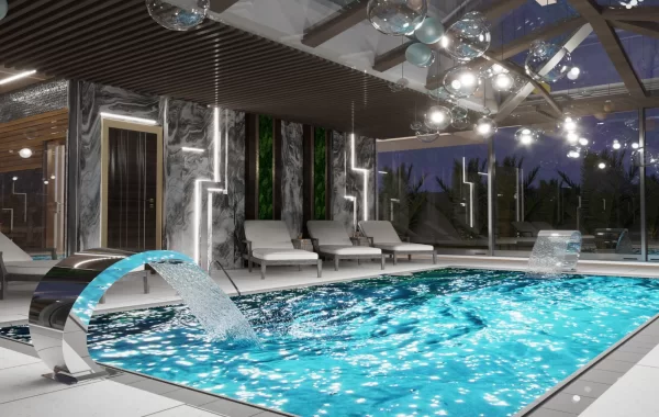 Modern Complex close to various amenities situated in the developing area of Mahmutlar Alanya