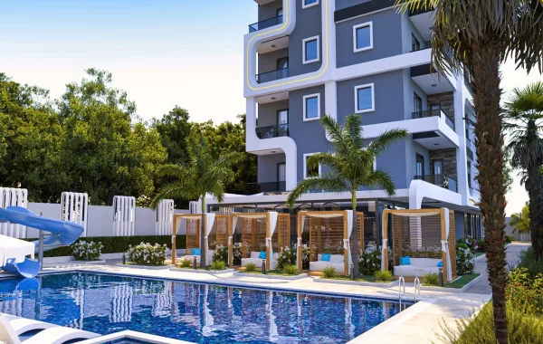 Modern Complex close to various amenities situated in the developing area of Mahmutlar Alanya