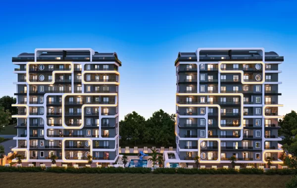 Modern Complex close to various amenities situated in the developing area of Mahmutlar Alanya