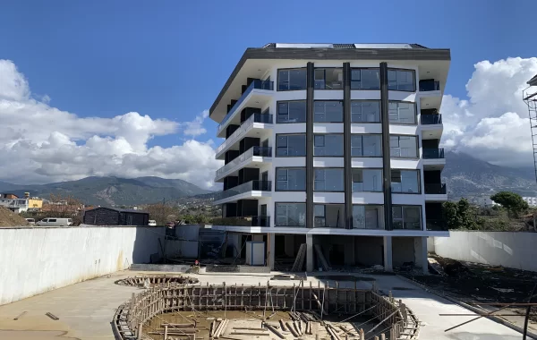 Gehobener Komplex in Kestel, sehr nahe zum Strand und mit vielen sozialen Einrichtungen