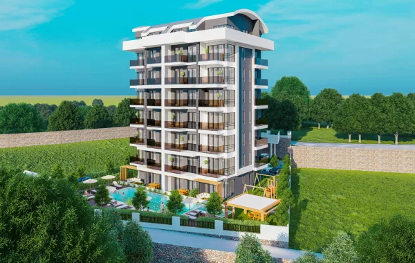 Der friedliche Komplex in Demirtas, Alanya bietet Ihnen ein angenehmes Leben